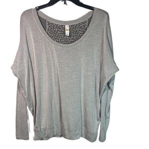 Lole mixed material top